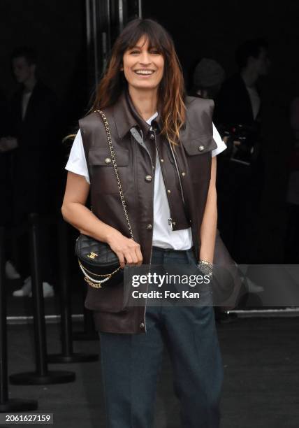 Caroline De Maigret attends the Chanel Womenswear Fall/Winter 2024-2025 show as part of Paris Fashion Week on March 05, 2024 in Paris, France.