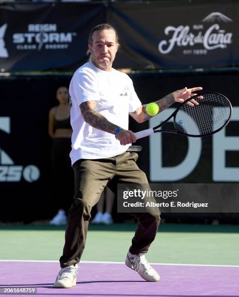 Pete Wentz during the 20th annual Desert Smash hosted by Charlize Theron at La Quinta Resort & Club on March 05, 2024 in La Quinta, California.