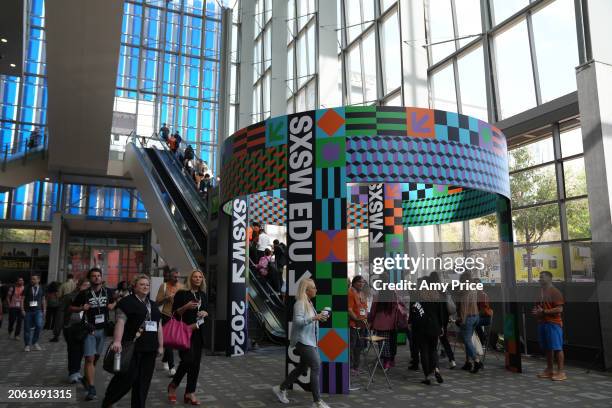 Atmosphere at the Austin Convention Center at the SXSW 2024 Conference and Festivals on March 8, 2024 in Austin, Texas