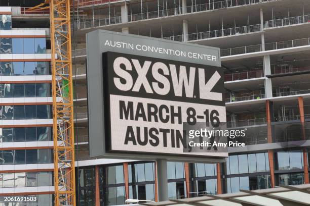 Atmosphere at the Austin Convention Center at the SXSW 2024 Conference and Festivals on March 8, 2024 in Austin, Texas