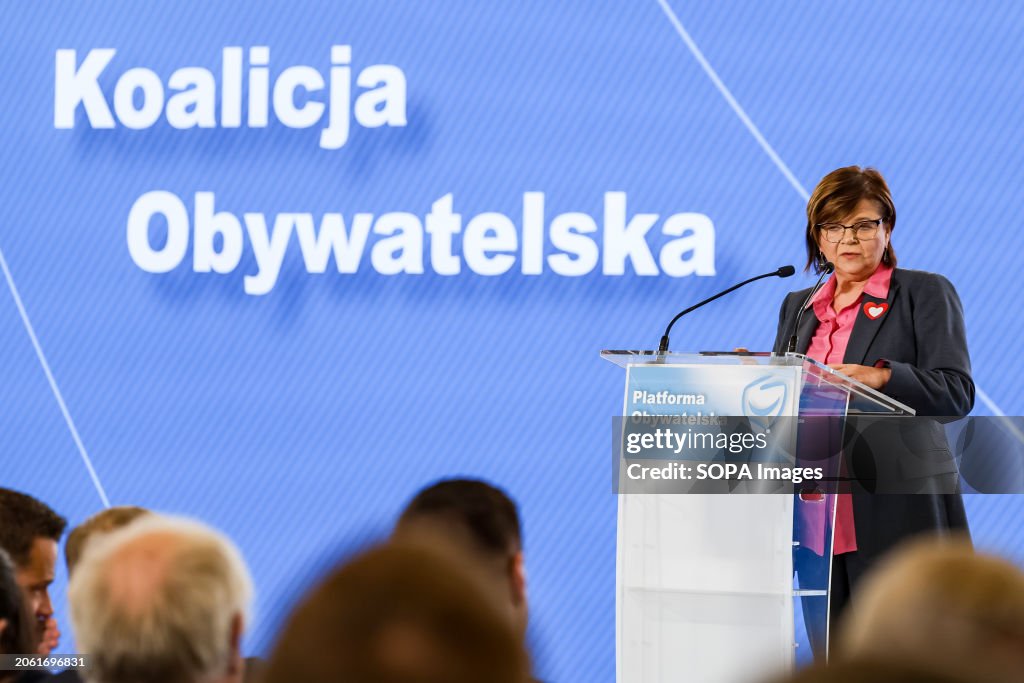 Minister of Health of Poland, Izabela Leszczyna and Vice-...