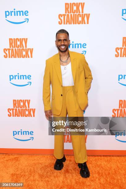 Eric West attends the "Ricky Stanicky" New York Premiere at Regal E-Walk on March 05, 2024 in New York City.