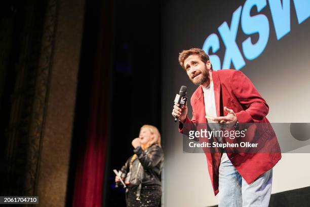 Jake Gyllenhaal at the "Road House" Premiere as part of SXSW 2024 Conference and Festivals held at the Paramount Theatre on March 8, 2024 in Austin,...