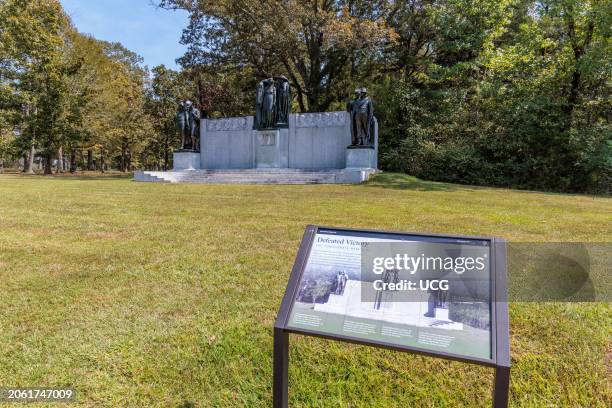 Confederate Memorial erected by the Daughters of the Confederacy at Shiloh Military Park in Tennessee.