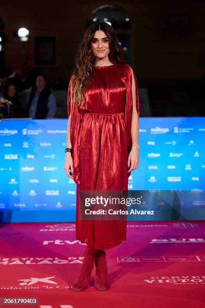 Olivia Molina attends the 'Segundo Premio' premiere during the Malaga Film Festival 2024 at the Cervantes Theater on March 05, 2024 in Malaga, Spain.