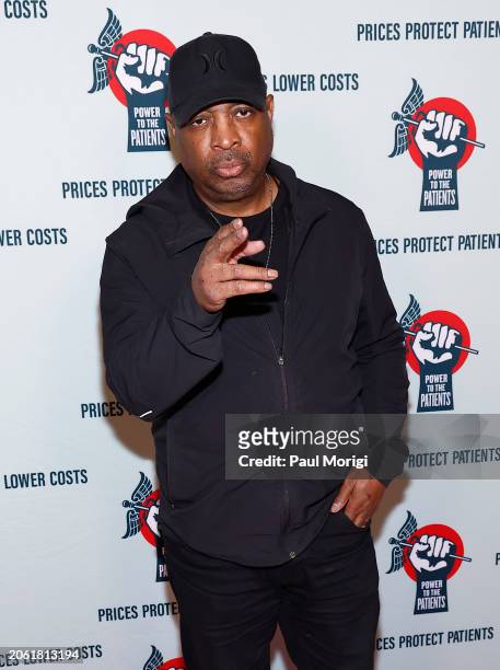 Chuck D arrives at the Foo Fighters' Power to the Patients concert at The Anthem on March 05, 2024 in Washington, DC.