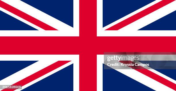 flag of united kingdom - britische flagge stock-fotos und bilder