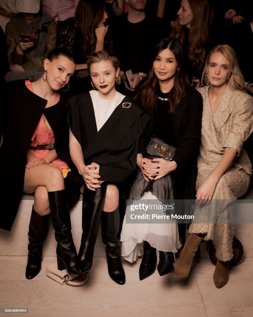 Louis Vuitton : Front Row - Paris Fashion Week - Womenswear Fall/Winter 2024-2025