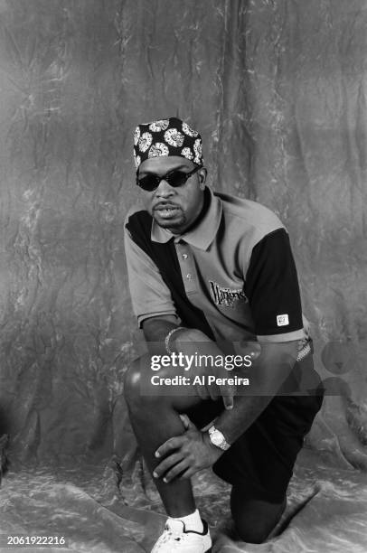 Rapper Luther Campbell of the group 2 Live Crew wears a Miami Marlins polo shirt when he appears in a portrait taken on July 22, 1993 in New York...