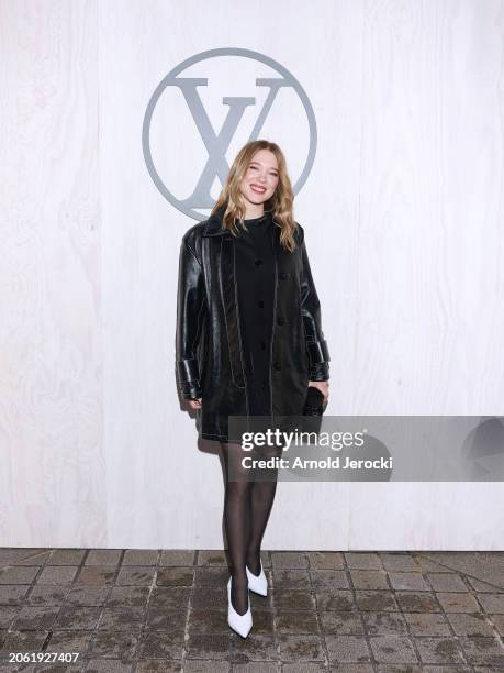 Lea Seydoux attends the Louis Vuitton Womenswear Fall/Winter 2024-2025 show as part of Paris Fashion Week on March 05, 2024 in Paris, France.