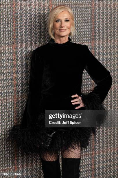 Joely Richardson attends the UK Series Global Premiere of "The Gentlemen" at the Theatre Royal Drury Lane on March 05, 2024 in London, England.