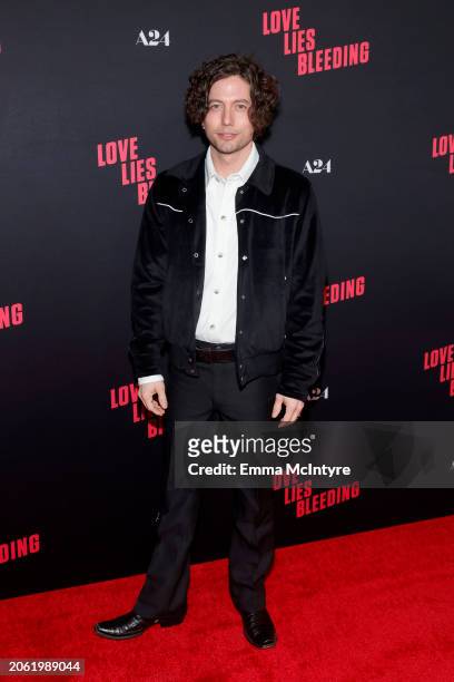 Jackson Rathbone attends the Los Angeles Premiere Of A24's "Love Lies Bleeding" at Fine Arts Theatre on March 05, 2024 in Beverly Hills, California.