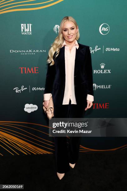 Lindsey Vonn attends TIME Women of the Year 2024 at The West Hollywood EDITION on March 05, 2024 in West Hollywood, California.