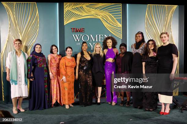 Yael Admi, Reem Hajajreh, Marlena Fejzo, Ada Limón, Taraji P. Henson, Jessica Sibley, CEO, TIME, Andra Day, Jacqueline Patterson, Coco Gauff, Nadia...