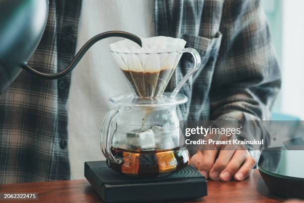 drip coffee - broken kettle stock pictures, royalty-free photos & images