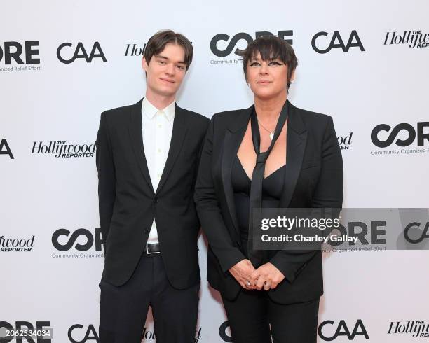 Cat Power and guest attends CORE's Pre-Oscars Benefit: An Evening Supporting Communities In Crisis at Ross House on March 05, 2024 in Los Angeles,...
