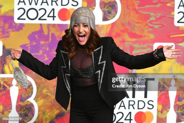 Jaime Winstone attends the BRIT Awards 2024 at The O2 Arena on March 02, 2024 in London, England.