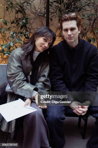 Guests attend the Ruohan Womenswear Fall/Winter 2024-2025 show as part of Paris Fashion Week on March 5, 2024 in Paris, France.