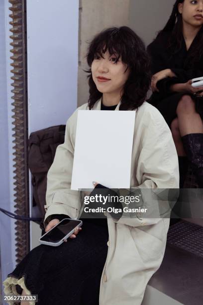 Guest attends the Ruohan Womenswear Fall/Winter 2024-2025 show as part of Paris Fashion Week on March 5, 2024 in Paris, France.