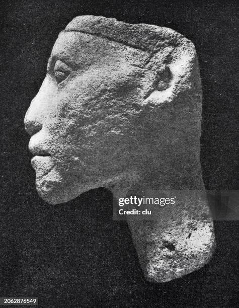 pharaoh akhenaten - pharaoh stock illustrations