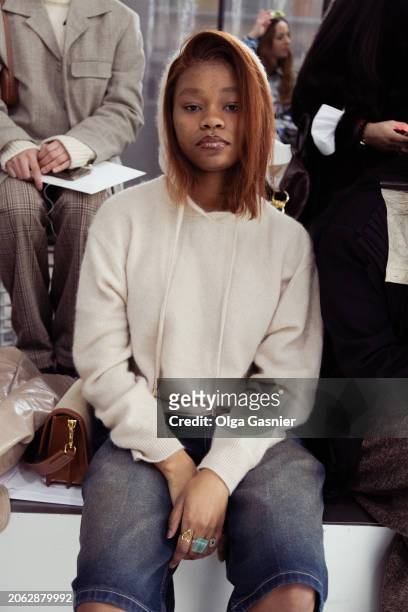 Guest attends the Ruohan Womenswear Fall/Winter 2024-2025 show as part of Paris Fashion Week on March 5, 2024 in Paris, France.