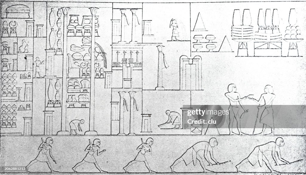 Pharaoh Akhenaten, palace in El-Amarna