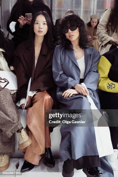 Xiayan Guo attends the Ruohan Womenswear Fall/Winter 2024-2025 show as part of Paris Fashion Week on March 5, 2024 in Paris, France.