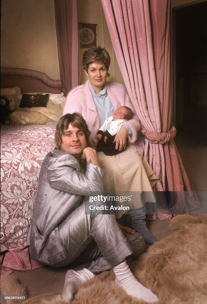 The Osbournes with Baby Jack