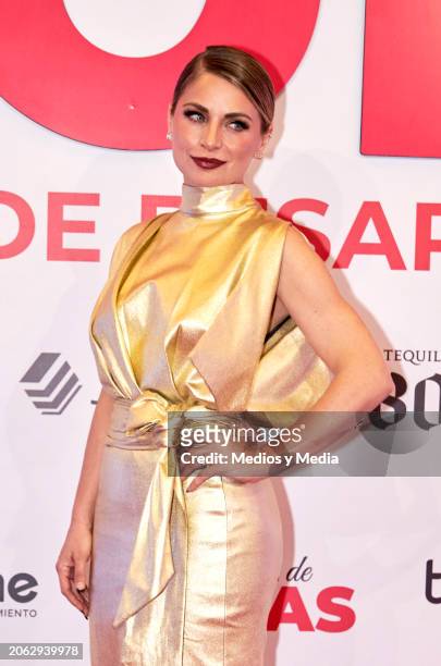 Ludwika Paleta poses for a photo during a red carpet event at Cinemex Antara Polanco on March 5, 2024 in Mexico City, Mexico.