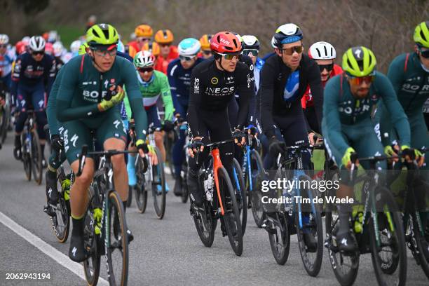 Michal Kwiatkowski of Poland and Team INEOS Grenadiers competes during the 59th Tirreno-Adriatico 2024, Stage 3 a 225km stage from Volterra to Gualdo...