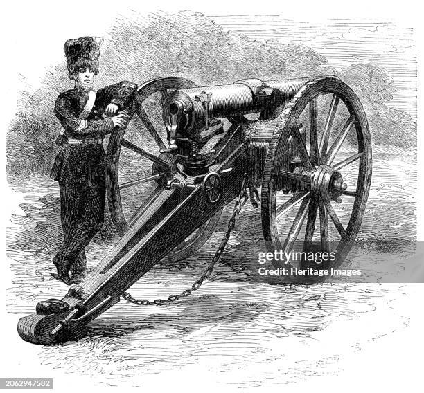 Mr. Clay's new breech-loading gun, 1862. 'Mr. William Clay, of the Mersey Steel and Iron Works, Liverpool, has just invented a beautiful...