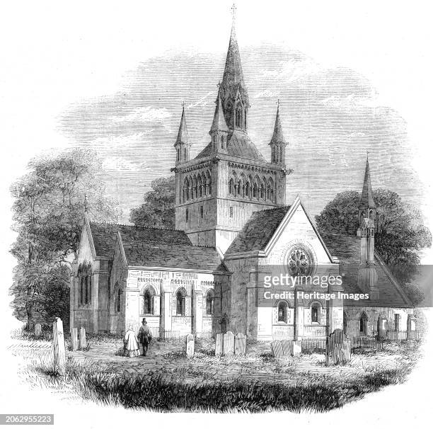 Whippingham Church, near Osborne, Isle of Wight, 1862. 'Since the adoption of Osborne House as a marine residence by the Queen her Majesty has been...