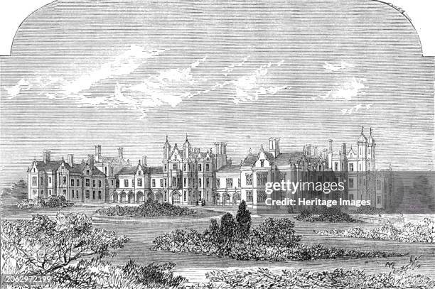 The Infant Orphan Asylum at Wanstead, 1862. 'Dr. Andrew Reed became aware of the necessity of...[an] institution for infants...the board of the...