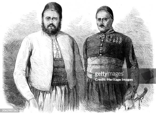 His Highness Said Pacha, the Viceroy of Egypt, [and] Koenig Bey, Private Secretary to Said Pacha, 1862. '...his nephew, Abbas Pacha, died . By this...