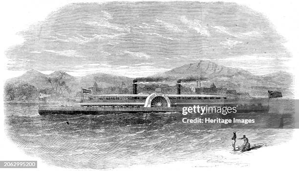 The East India Steam Navigation Company's steamer Stanley, running on the Ganges, 1862. 'Some few years since the Indian Government appointed a...