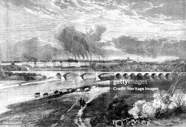 Preston, Lancashire, 1862. 'The pure mountain air, and the full, strong sea-breeze, come laden with health to its people, and do their best to...