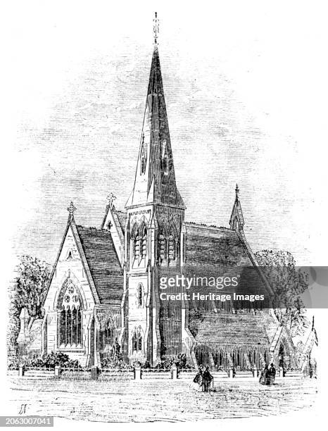 Church of St. Luke, South Myton, Hull, 1862. 'It is in the Early Decorated style of Gothic architecture, of a plain but neat appearance...Externally...