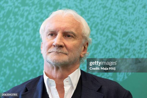 Sporting director Rudi Völler attends at "100-Day Countdown Event To UEFA EURO 2024" event on March 06, 2024 in Berlin, Germany. Germany will host...