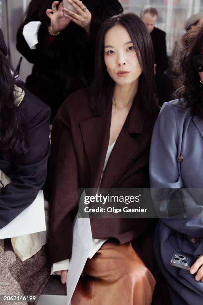 Guest attends the Ruohan Womenswear Fall/Winter 2024-2025 show as part of Paris Fashion Week on March 5, 2024 in Paris, France.