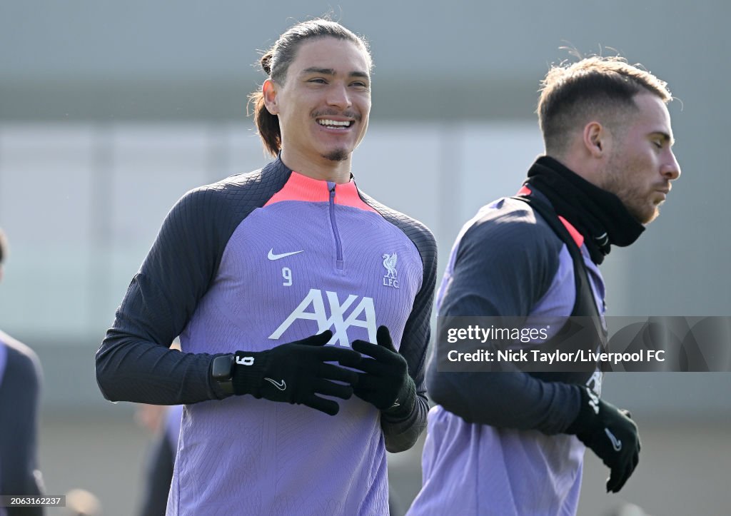 Liverpool FC Training And Press Conference - UEFA Europa League 2023/24