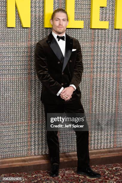 Harry Goodwins attends the UK Series Global Premiere of "The Gentlemen" at the Theatre Royal Drury Lane on March 05, 2024 in London, England.