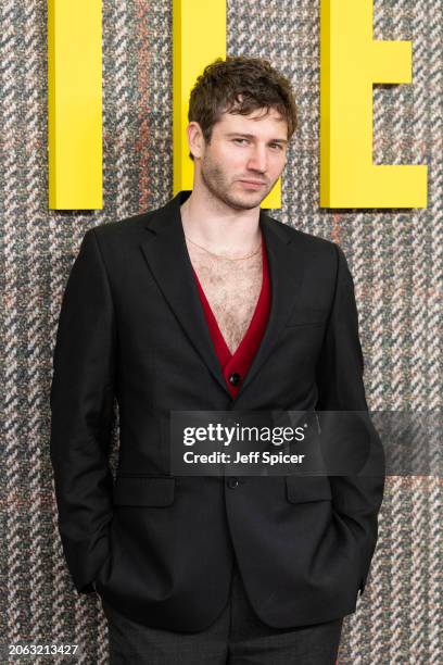 Alexander Lincon attends the UK Series Global Premiere of "The Gentlemen" at the Theatre Royal Drury Lane on March 05, 2024 in London, England.