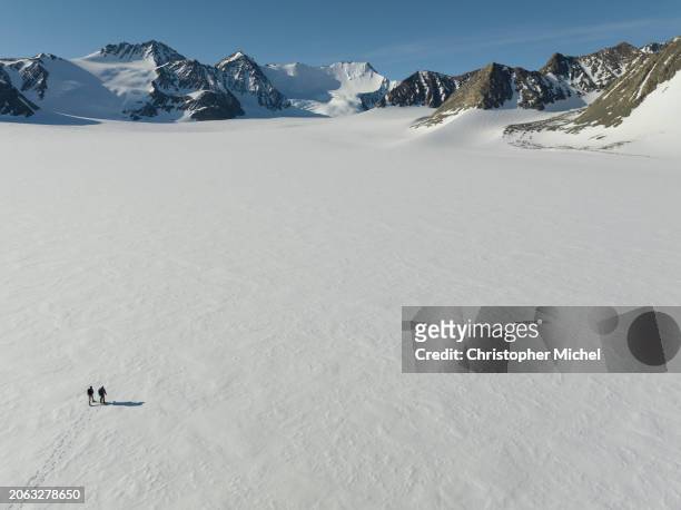 Climber Alex Honnold is photographed for The National Academies of Sciences, Engineering, and Medicine on January 13, 2023 on Union Glacier,...