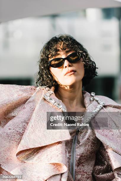 Charlene Davies attends Melbourne Fashion Festival 2024 on March 06, 2024 in Melbourne, Australia.