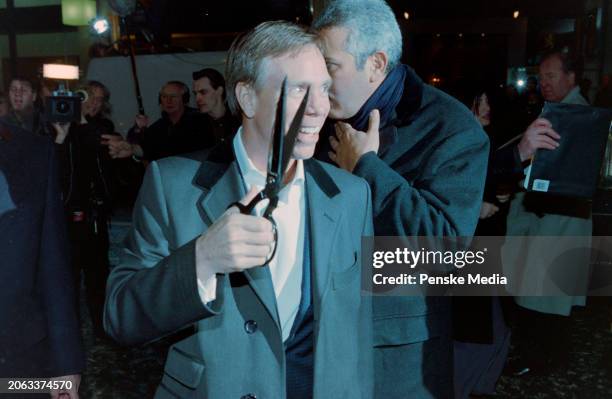 Tommy Hilfiger attends the opening party for a Tommy Hilfiger store on New Bond Street in London, England, circa late February 1999.