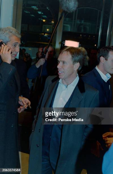 Tommy Hilfiger attends the opening party for a Tommy Hilfiger store on New Bond Street in London, England, circa late February 1999.