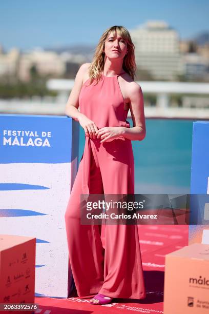 Abril Zamoraattends the 'El Molino' photocall during the Malaga Film Festival 2024 at the Muelle 1 on March 06, 2024 in Malaga, Spain.