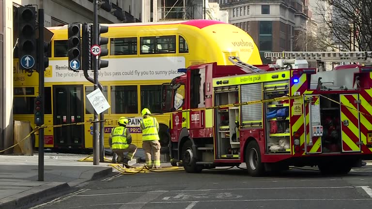 GBR: Double-decker bus crashes into building