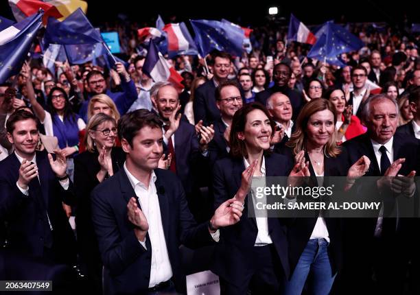 French Member of the European Parliament and candidate head of list for the group Renew for the upcoming 2024 European elections Valerie Hayer...