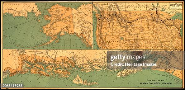 The Route Of The Alaska Excursion Steamers